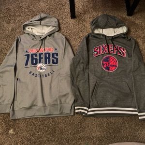 Mens Sixers hoodies size large